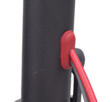 Red Wire Grommet Set for the Xiaomi Mi M365, showing a black tube with a red and grey cable plugged into it, designed to protect wires and brake cables from dust and moisture.