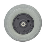 8x2 (200x50) Front Caster Wheel Assembly for the Rascal 312 Turnabout, featuring a black rim and rounded edges, suitable for power chair mobility.