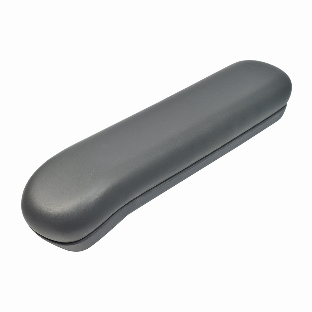 Armrest Pad for the Rascal 600 Series Mobility Scooters (Blemished) with a short scratch visible toward the front, shown inside a grey, black-lidded case.