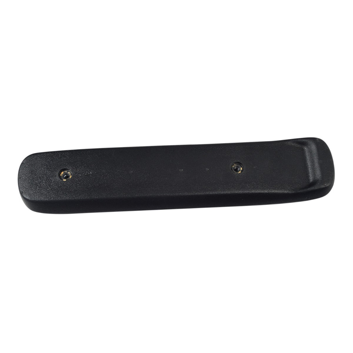 Armrest Pad for Merits and Rascal Mobility Scooters, featuring a black rectangular design with multiple holes, made from durable vinyl as a genuine factory replacement.