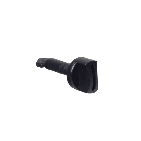 Battery Shroud Cover Fastener for the Merits Vision Sport power chair, a black push and twist fastener with a hexagon head, used to secure the battery shroud in place.