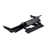 Battery Box Holder Assembly for the Merits Travel-Ease Commuter (P171) Power Chair shown with a strong steel frame, black strap, and quick-release detent pins for secure battery placement.