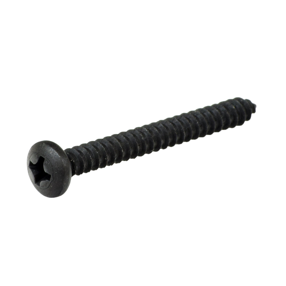 M4x35 mm Zinc Phillips Round Head Self-Tapping Machine Screw (SCRPRH1028) shown in a close-up, highlighting its round head and threading, essential for securing the basket bracket to the scooter.