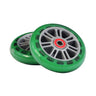 98 mm Razor A Kick Scooter Wheels with Bearings (Set of 2), featuring two durable polyurethane wheels with ABEC-5 bearings, designed for Razor A, A2, Sweet Pea, and other compatible models.