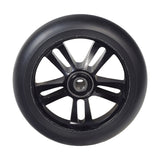 110 mm Wheel for AO Quadrum 2 Kick Scooter featuring a black rim with a durable 5-spoke design, showcasing a lightweight core for enhanced strength and performance.