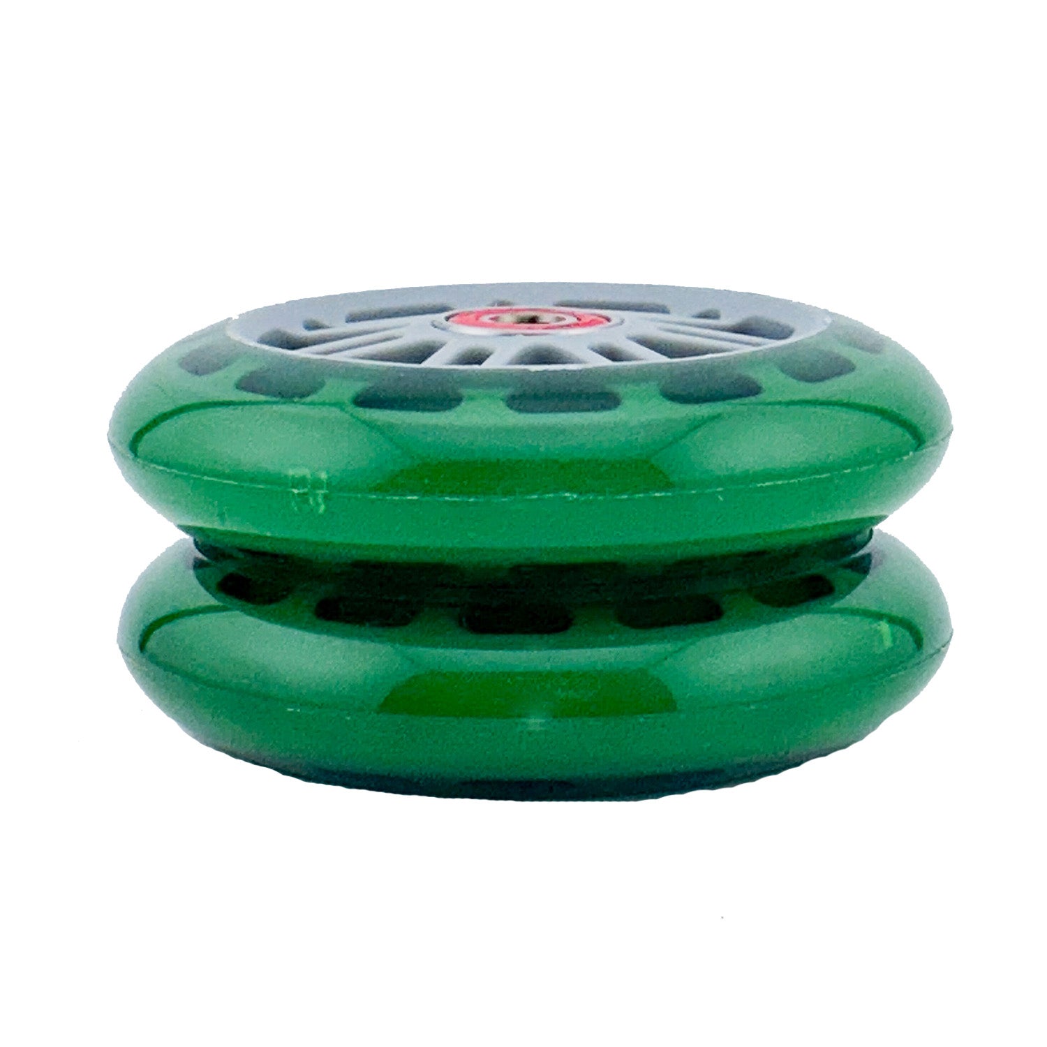 98 mm Razor A Kick Scooter Wheels with Bearings (Set of 2), made of durable polyurethane with ABEC-5 bearings, designed to enhance Razor Kick Scooters like the A, A2, and Sweet Pea models.