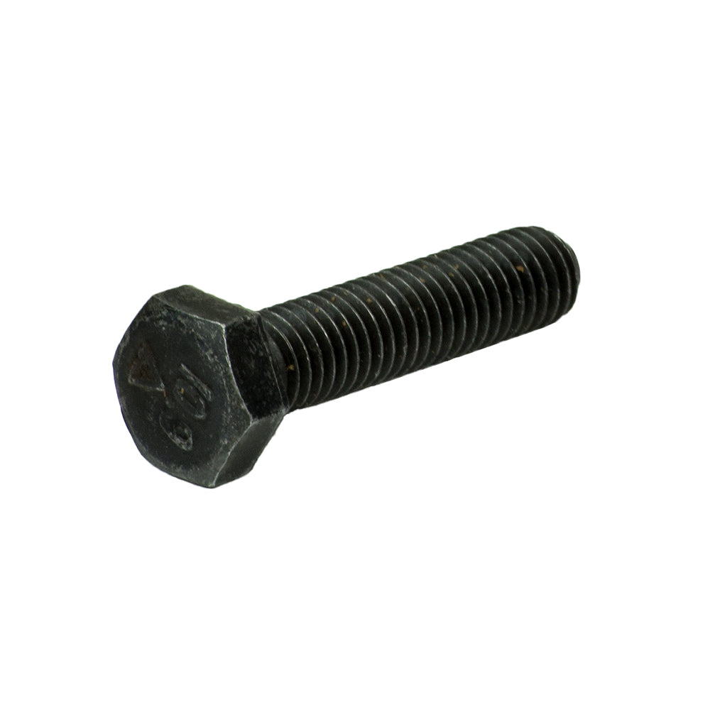 Close-up of the M8-1.25x35 mm Hex Head Machine Bolt (SCRHHCS1499), used to secure and pivot the armrest on Pursuit scooters, featuring robust metal construction for long-lasting durability.