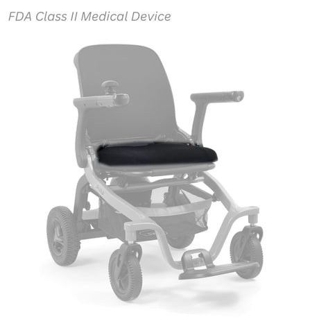 MBS-0022 seat cushion shown in color on the Golden Ally GP303, rest of the chair greyed out