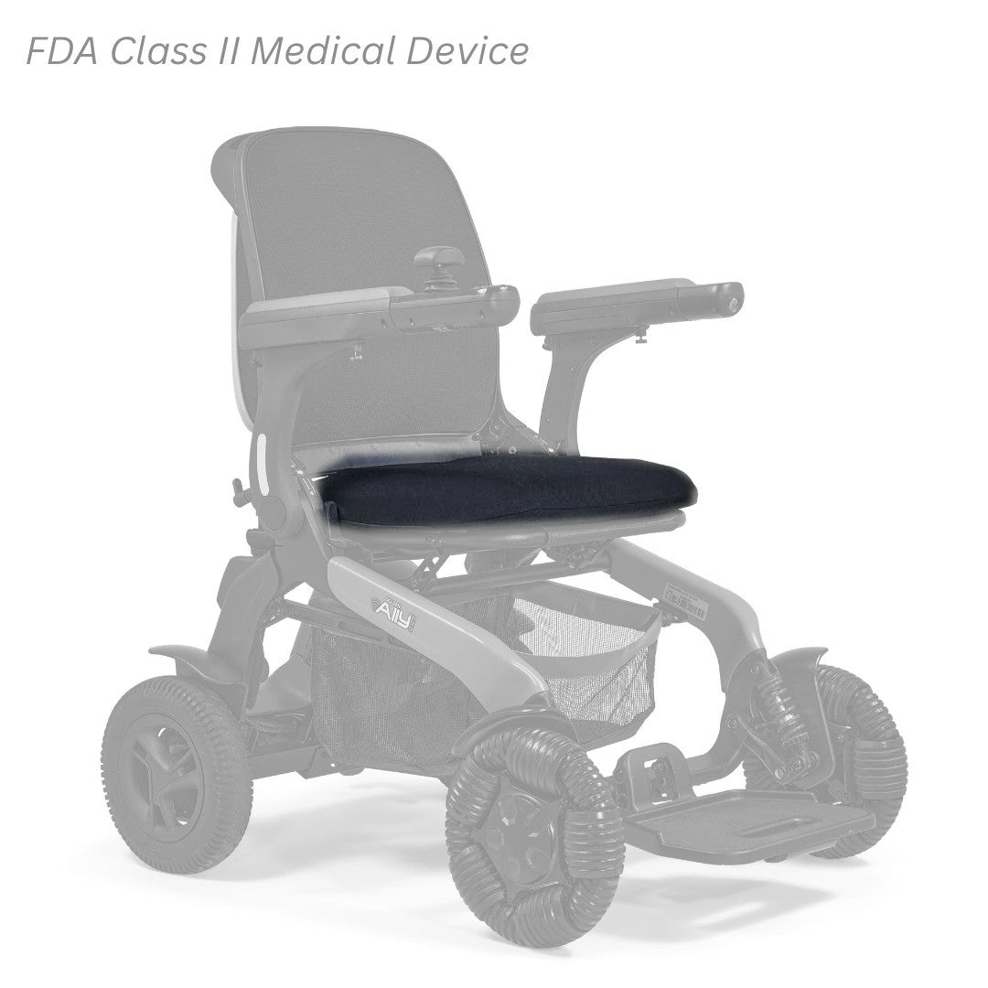 MBS-0022 seat cushion shown in color on the Golden Ally Pro GP304, rest of the chair greyed out