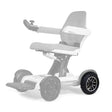 MBW-0042 left pneumatic drive wheel shown in color on the Golden Ally Sport GP305, rest of the chair greyed out