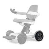 MBW-0042 left pneumatic drive wheel shown in color on the Golden Ally Sport GP305, rest of the chair greyed out