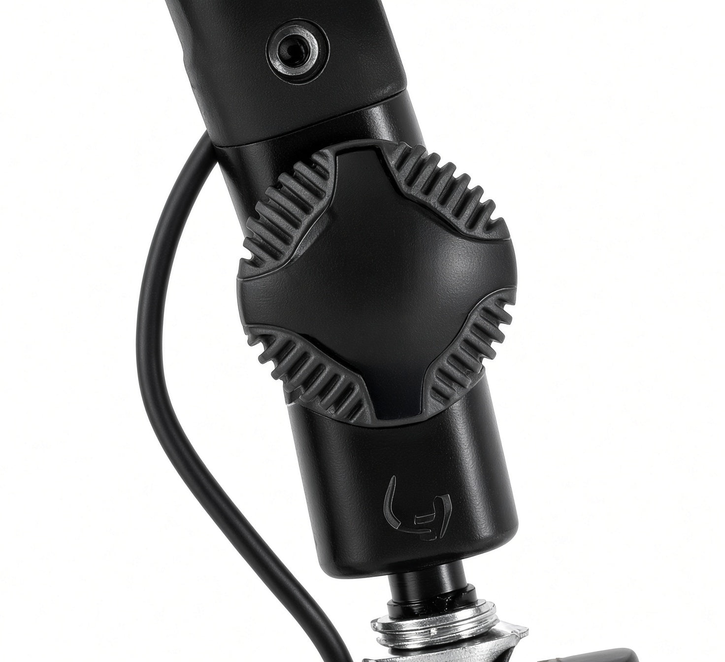 Pride MEC1705499 tiller pivot assembly with ribbed adjustment knob for the Pride Revo 2.0 (S66/S67) mobility scooter