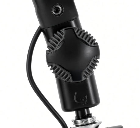 Pride MEC1705499 tiller pivot assembly with ribbed adjustment knob for the Pride Revo 2.0 (S66/S67) mobility scooter