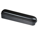 Armrest Pad for the Merits P312 Convertible Power Chair, shown as a black rectangular object with a lid, designed with thick black vinyl padding for comfortable support.