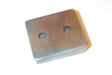 Metal Brake Pad for Polaris Snowmobiles (1983-2002), featuring a metal square with two holes, designed for durability and reliability in extreme temperatures and rugged conditions.