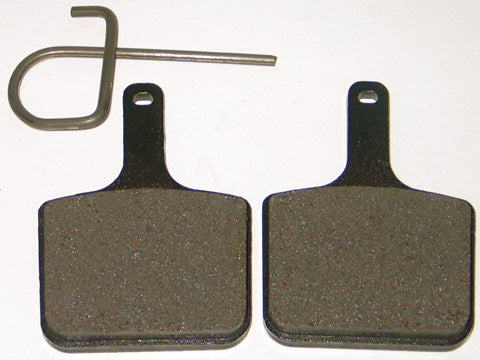 Metal Brake Pads for Polaris Snowmobiles (1998-2003) shown in a close-up, highlighting their sturdy design and compatibility with small gas-powered vehicles.