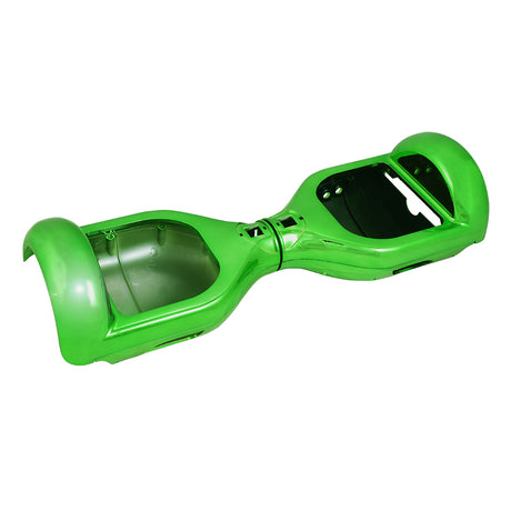 Metallic Color Body Panel Set for Self Balancing Hoverboards showing a green plastic panel piece, designed to replace or upgrade hoverboard body panels for models with 6.5 wheels.