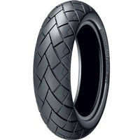 Michelin 120/70-10 Pilot City Scooter Tire featuring a detailed tread pattern for all-weather grip and durability, ideal for everyday scooter use on various road surfaces.