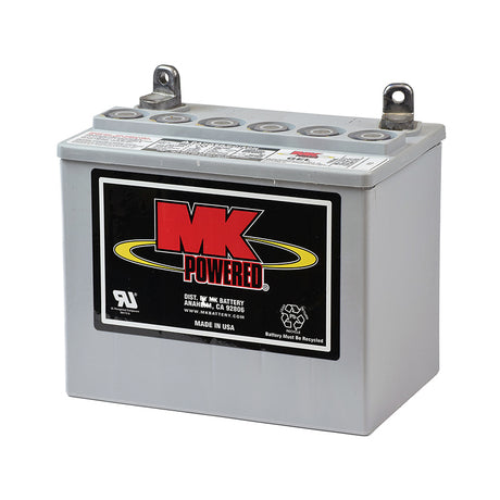 U1 (31.6 Ah) 12 Volt MU-1 SLD G Gel Mobility Scooter Battery featuring a grey casing with a black label, designed for various mobility products, including scooters and power chairs.