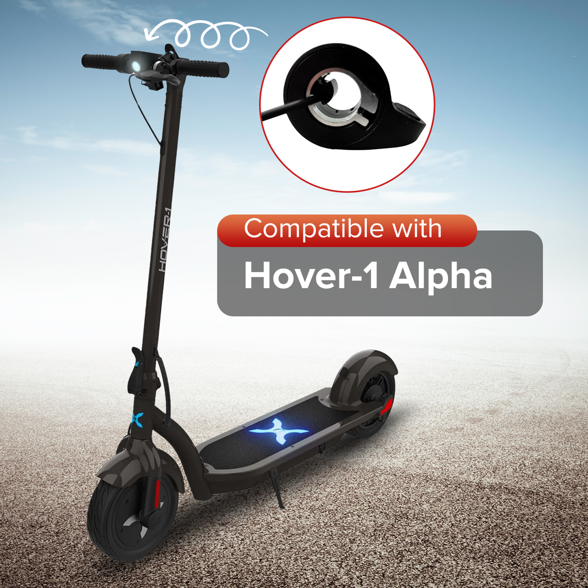 3-Wire Thumb Throttle for Hover-1 Alpha Folding Electric Scooters