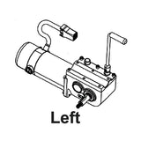 Drive Motor Assembly for the ActiveCare Medalist and Renegade Power Chairs, illustrated in a detailed black-and-white sketch, showcasing the intricate design and components essential for replacement in power chairs.