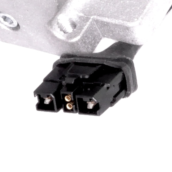 Close-up of the Inline Power Chair Motors with Gearbox for the Jazzy 614 (Set of 2), showcasing the electrical connectors and assembly parts.