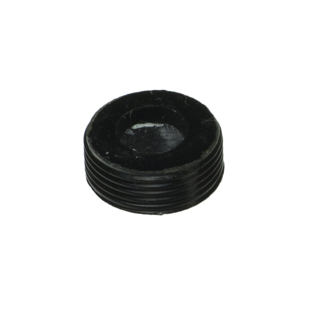 Motor Brush Cap for the Pride Victory 10 (SC710) mobility scooter, featuring a black, round design with a central hole, ideal as a replacement part.