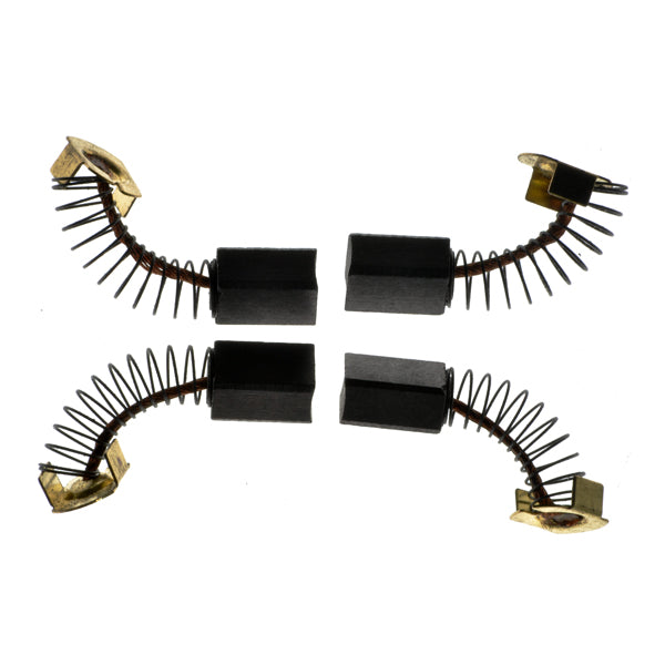 Motor Brushes for the Pride Maxima (SC900/SC940) & Victory XL (SC260) (Set of 4) showing four black motor brushes with attached wires, used as replacement parts for mobility scooters.