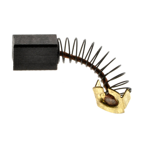 Motor Brushes for the Pride Maxima (SC900/SC940) & Victory XL (SC260) (Set of 4) showing a close-up of a black and gold brush with a wire attachment.