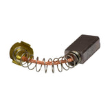 Motor Brush for the Pride Wrangler PMV600/PMV620/PMV650 (DRVBRSH1019) shown in close-up view, highlighting a small, rectangular metal brush with a visible copper wire attachment.