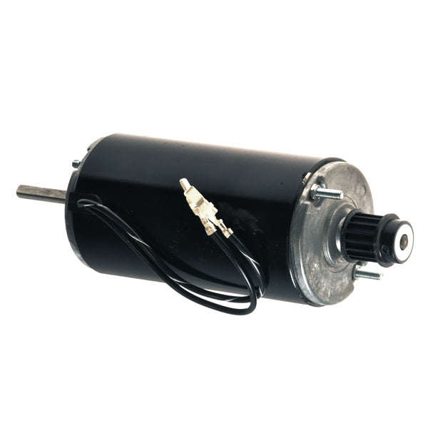 Motor Assembly for the PaceSaver Plus II Mobility Scooter, showing a black electric motor with an attached black cable, essential for restoring functionality to the discontinued PaceSaver Plus II.