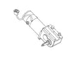 Left Motor Assembly for Jet 7 Manufactured Prior to October 8, 2003, depicted in a detailed technical sketch showing components like the motor, solenoid brake, brake cap, motor brushes, and assembly hardware.