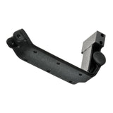 Motor Mount Bracket for Jazzy 1101/1121 - Right, featuring a close-up view of black metal with a square attachment, designed for secure motor mounting in power chairs.