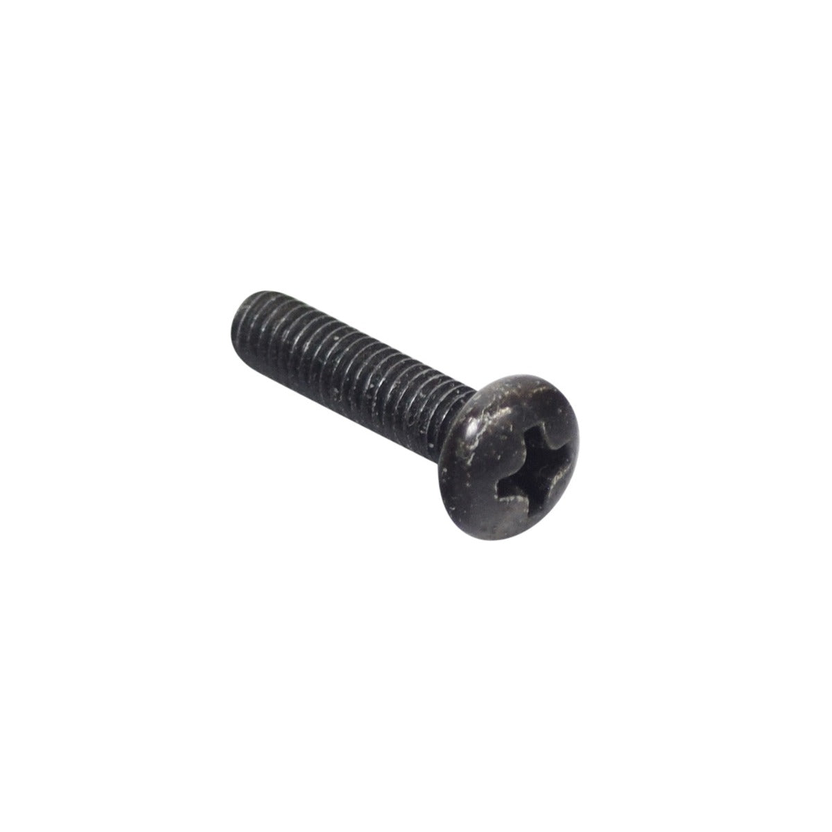 Black Zinc Screw for Battery Cover Top of Pride Revo (SC63/64); close-up showing the black screw's cross-shaped head, highlighting its use in securing scooter or power chair battery covers.