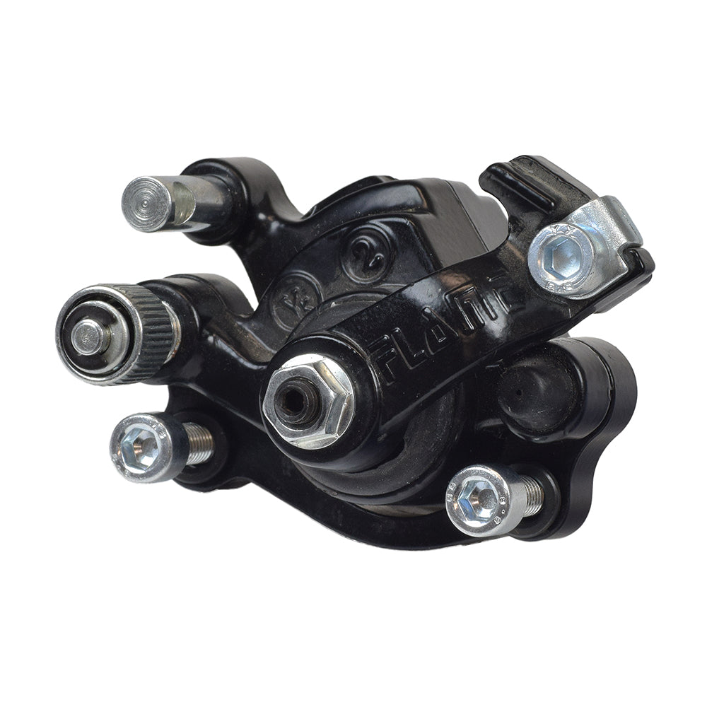 Brake Caliper Assembly for Razor MX500, MX650, RSF350, RSF650, SX500, Dirt Quad, & E500S (Premium) shown as a black and silver metal device with screws.