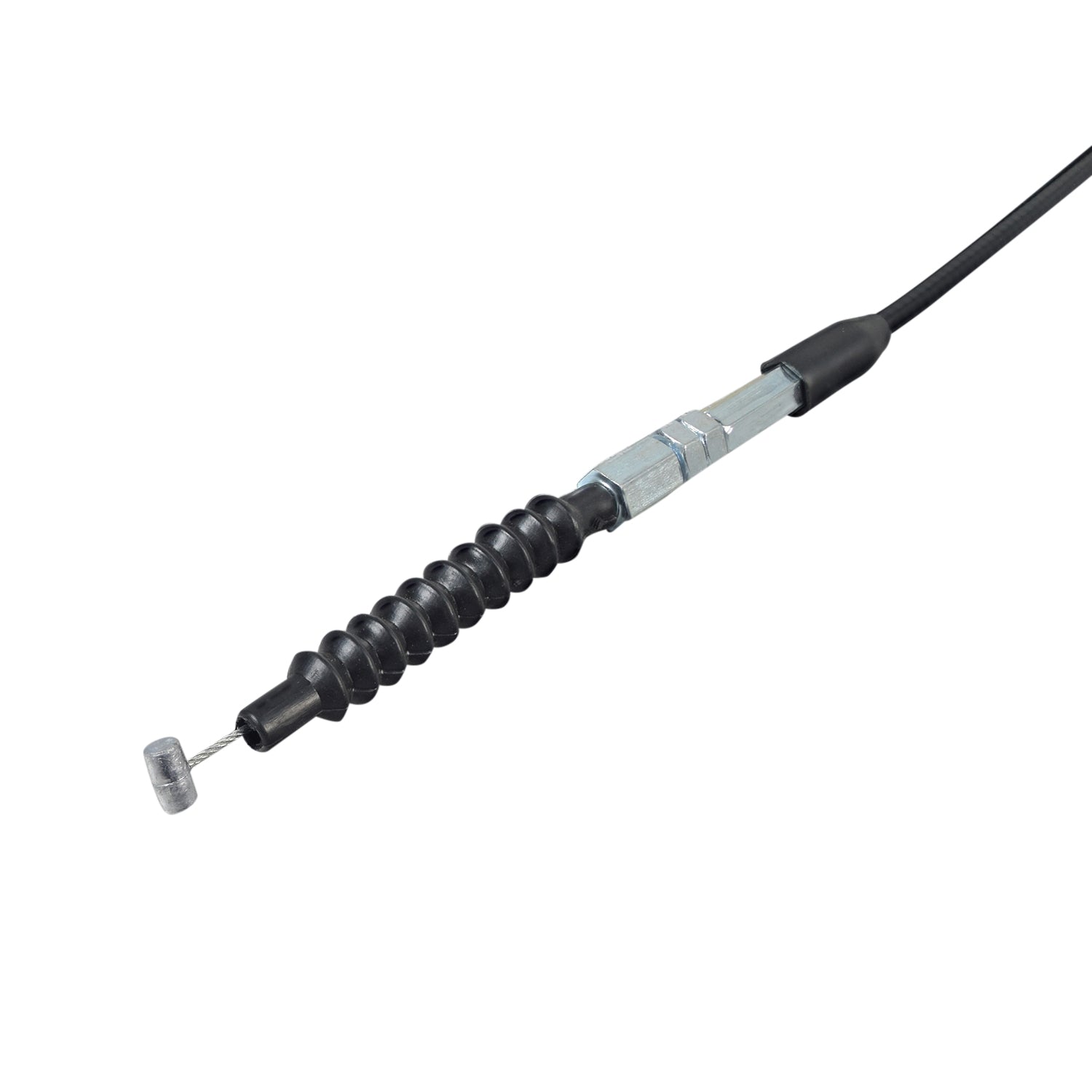 73 Throttle Cable for 150cc - 250cc Go-Karts & Dune Buggies, featuring a black handle and silver connector, designed for compatibility with various Chinese-made go-kart brands.