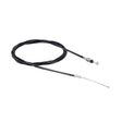 79 Throttle Cable for the Coleman KT196 196cc 6.5 Hp Go-Kart, featuring a black cable with a metal handle and end, designed for improved throttle response and durability.