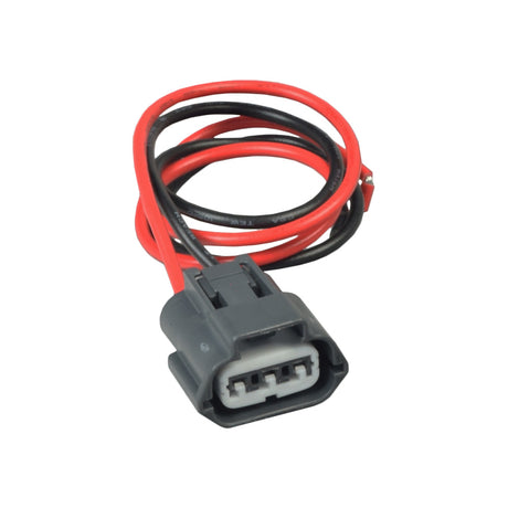 Direct Ignition Coil for 2-Stroke and 4-Stroke Engines by NCY, featuring a black and red wire with a gray connector, designed for optimum timing and performance improvements.