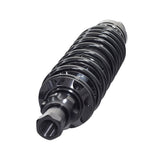 Rear Shocks for the Yamaha Zuma 125, featuring a black metal coil with a nut and a metal tube, designed for high performance and sold as a pair.