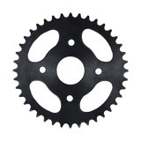 #40/41/420 Chain - 40 Tooth Rear Sprocket for Mini Bikes, featuring a circular gear design with a central hole and four mounting holes.