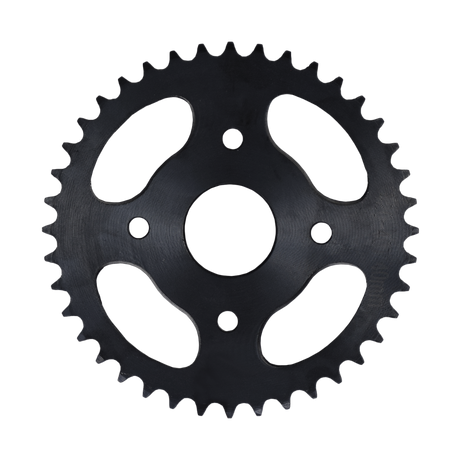 #40/41/420 Chain - 40 Tooth Rear Sprocket for Mini Bikes, featuring a circular gear design with a central hole and four mounting holes.