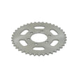 #35 Chain 40 Tooth Sprocket for the TaoTao GK80 Go-Kart, a steel disc with six mounting holes and a circular center, essential for the jackshaft assembly.