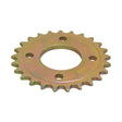 Close-up of the #420 Chain 25 Tooth Rear Sprocket for Coleman KT196 & CK196-T 6.5 Hp Go-Karts, showcasing its gear teeth and central mounting hole.