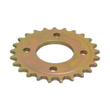 Close-up of the #420 Chain 25 Tooth Rear Sprocket for Coleman KT196 & CK196-T 6.5 Hp Go-Karts, showcasing its gear teeth and central mounting hole.