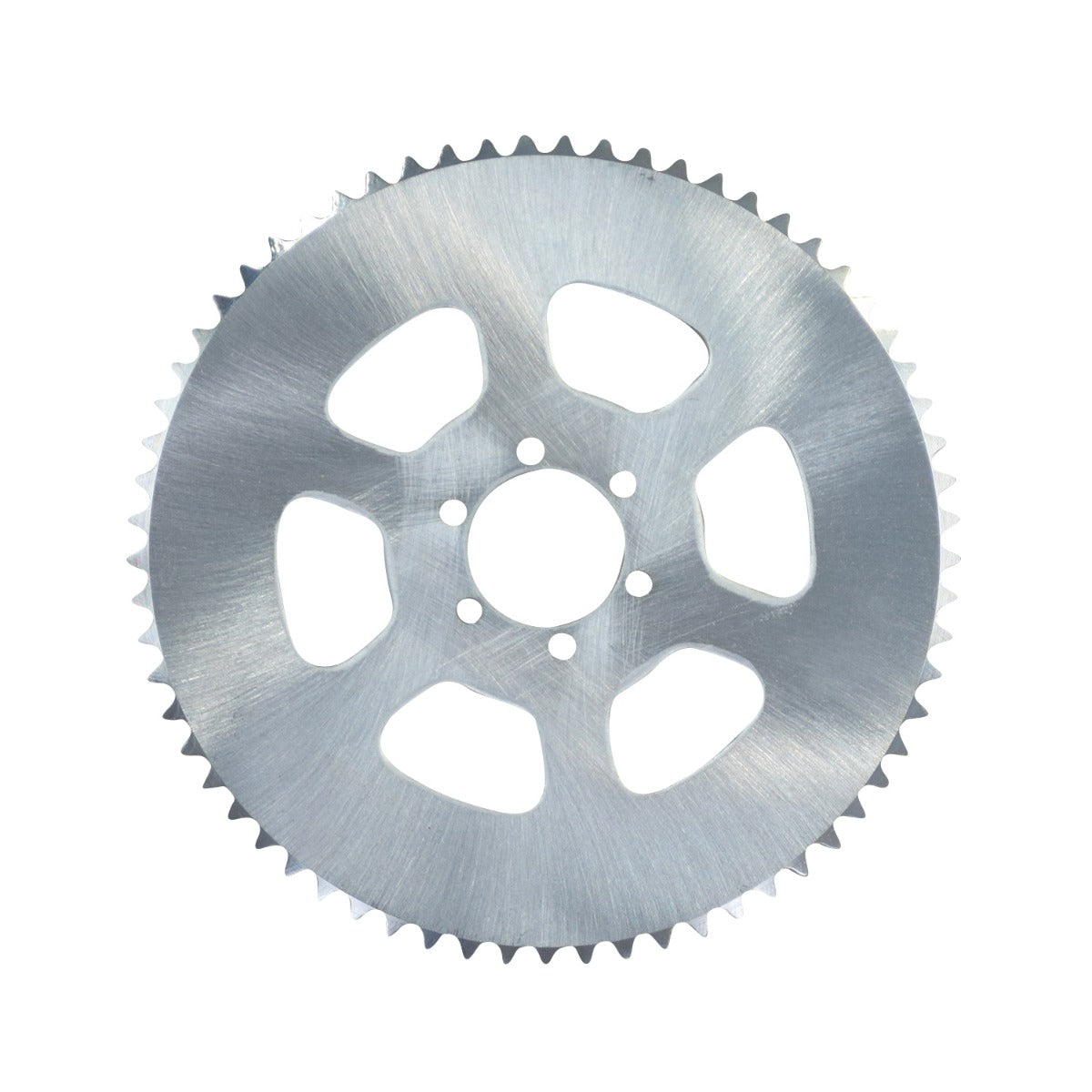 #35 (06C) Chain 65 Tooth Rear Sprocket with 37 mm Center Hole for the Coleman SK100 Go-Kart, featuring a close-up view of its circular metal gear design with visible teeth.