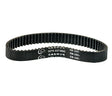 350-5M/15 Drive Belt: A close-up of a black drive belt with white text, used for electric scooters and skateboards, compatible with Exkate Powerboard x-24 and more.