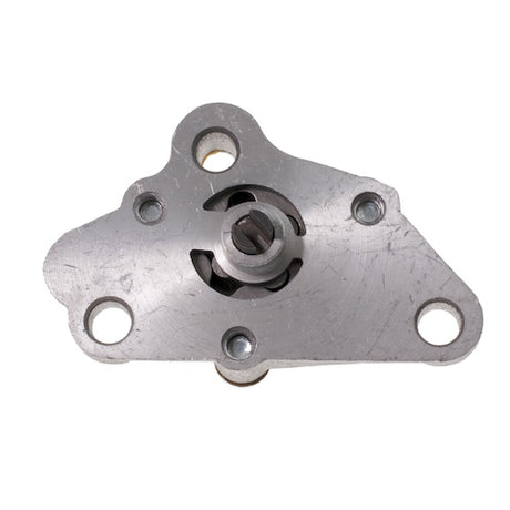 Oil Pump for 50cc-110cc Engines, a metal object with multiple holes, designed for precise oil flow in small engines.