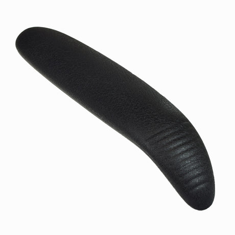 Older Style Armrest for the Golden Technologies Buzzaround Lite, showing a curved, black pad designed for easy replacement on either side of the scooter's seat assembly.