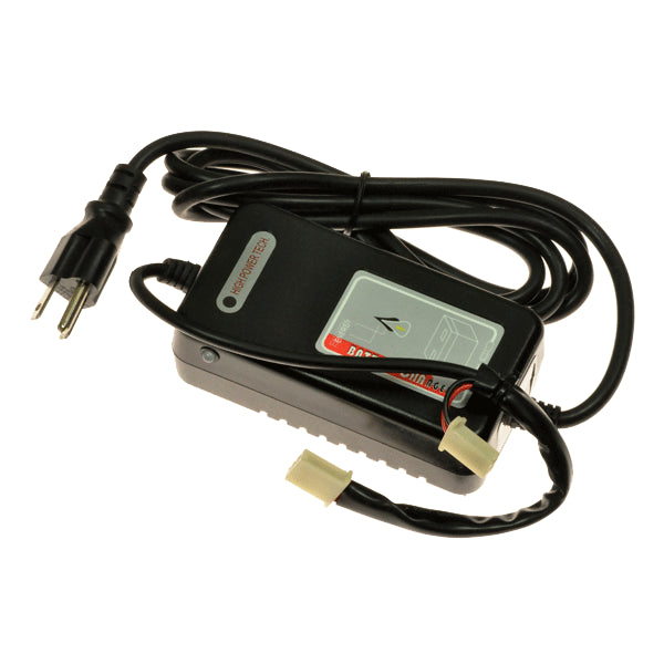 3.5 Amp On-Board Battery Charger for the Golden Technologies Buzzaround with the Soft Battery Pack; features a black power supply with attached wires, designed for use with older bagged battery systems.