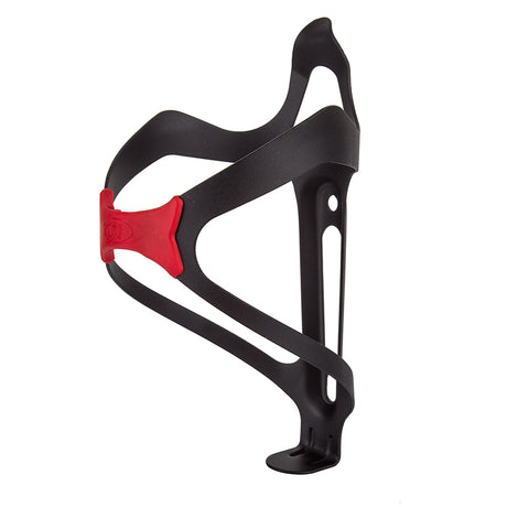 Origin8 N+1 UL Bottle Cage, a close-up view of a lightweight, durable alloy bicycle bottle holder designed to securely hold water bottles during rides.